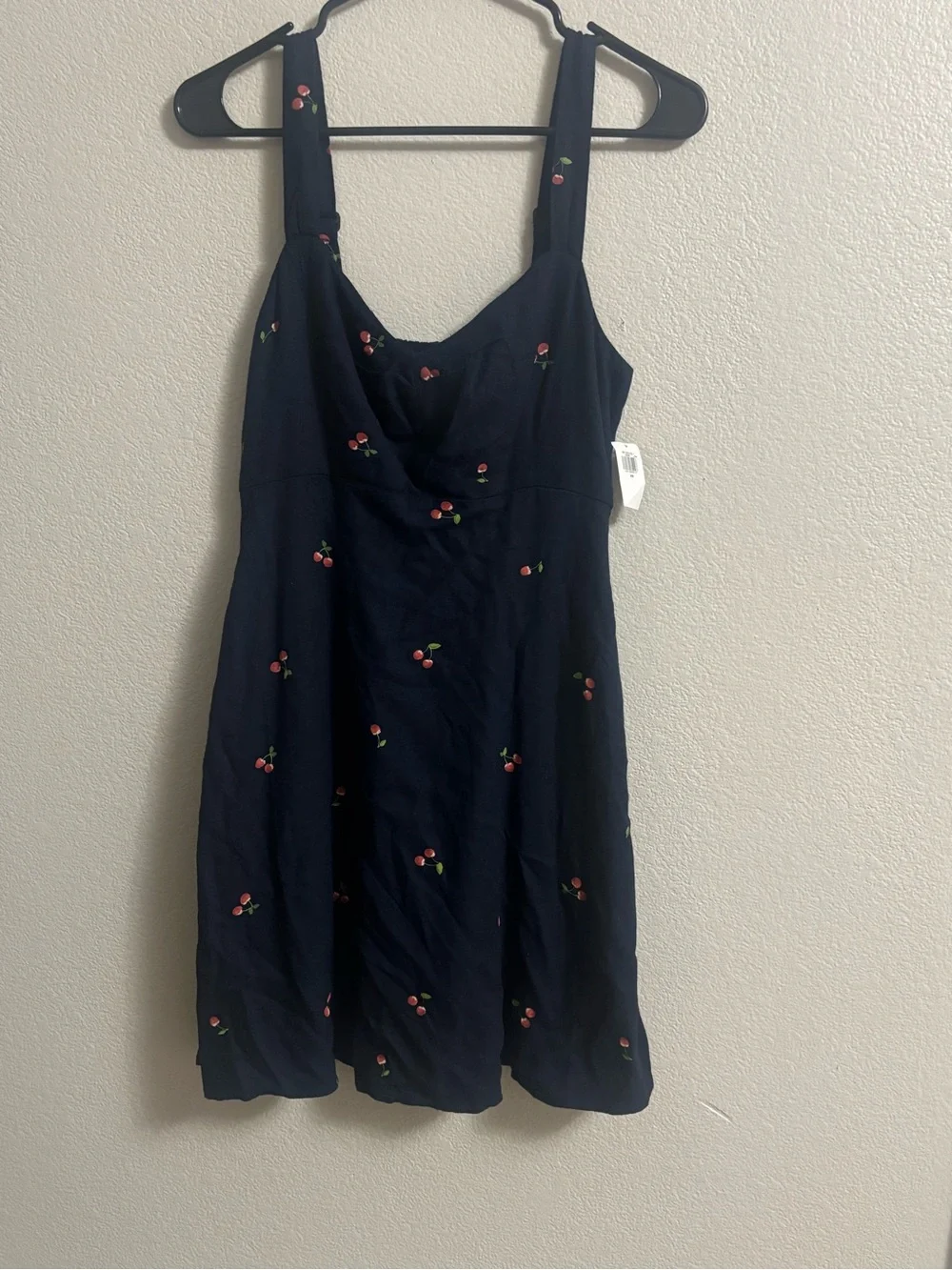 WOMENS XS CHERRY Embroidered Sundress